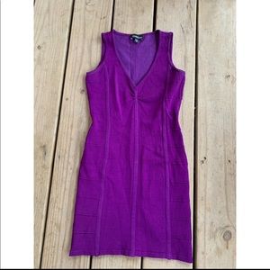 Bebe purple plum skin tight dress size S